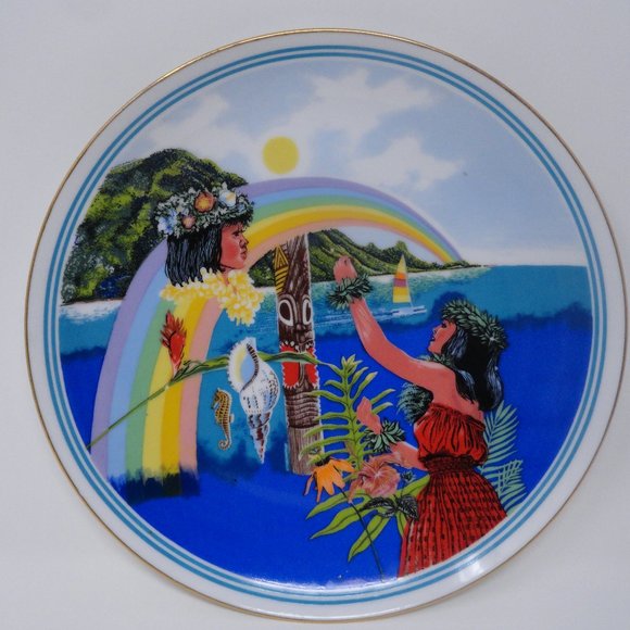 Rare Limited Edition Porcelain Plate Aloha Spirit - Picture 3 of 6